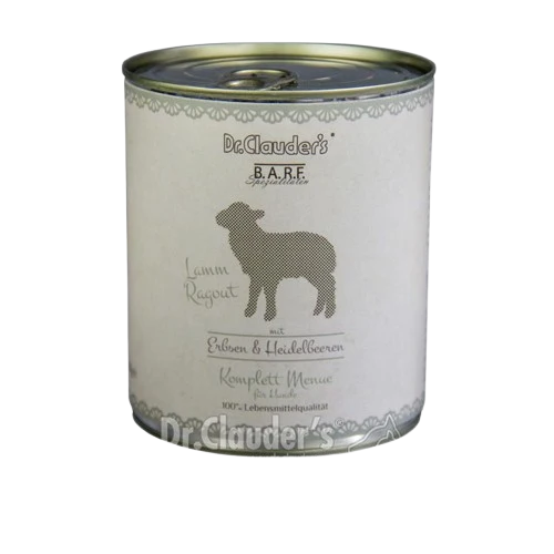 Dr. Clauders BARF Dog Komplettmenü Lammragout