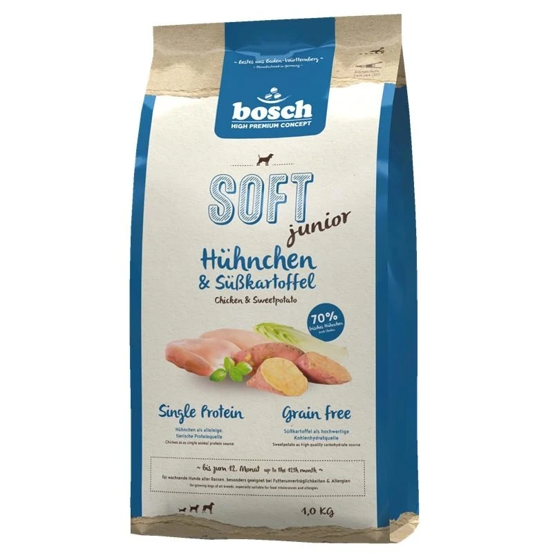 Bosch Soft Junior Hühnchen & Süßkartoffel Hundefutter