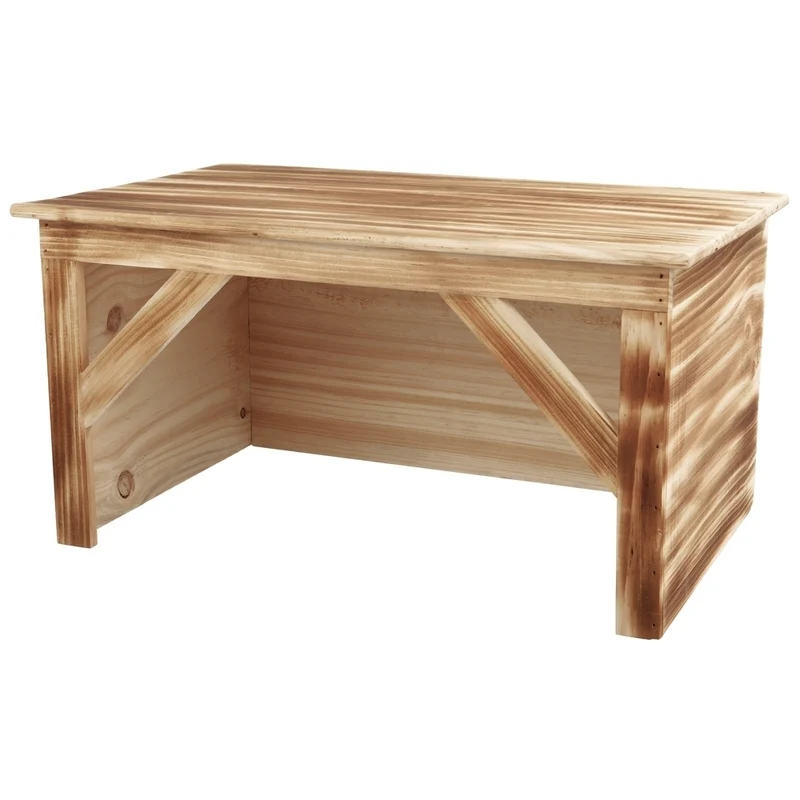 Kaninchen Holzhaus, geflammt