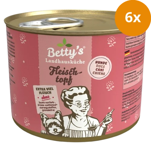 Bettys Landhausküche Hund Dose Fleischtopf 200 g