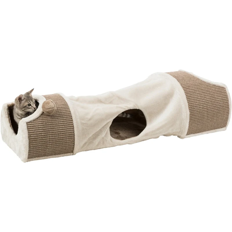 Kratztunnel für Katzen mit Sisal