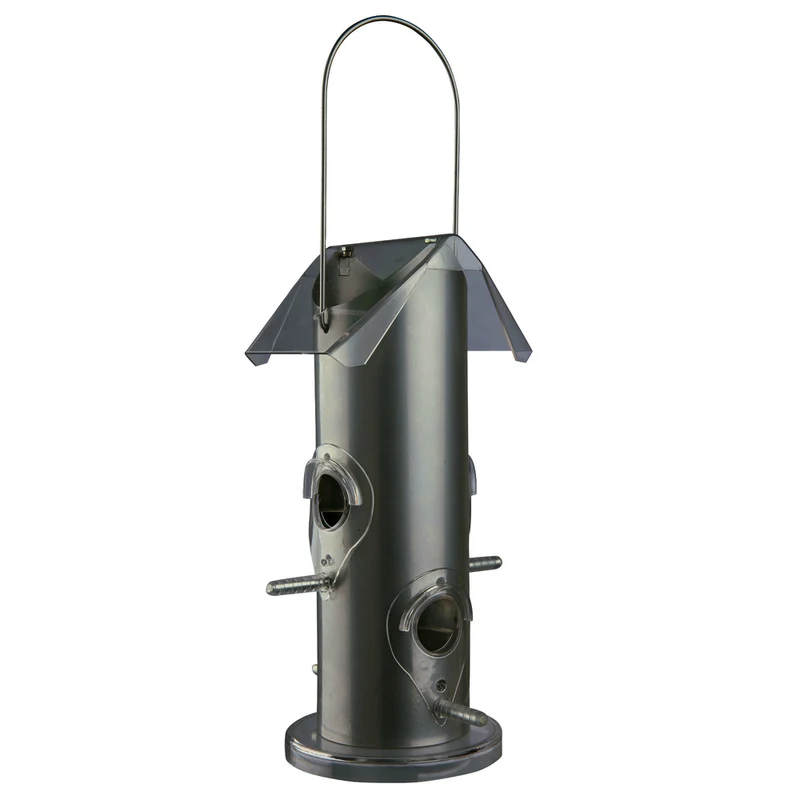 Vogelfutterspender aus Metall