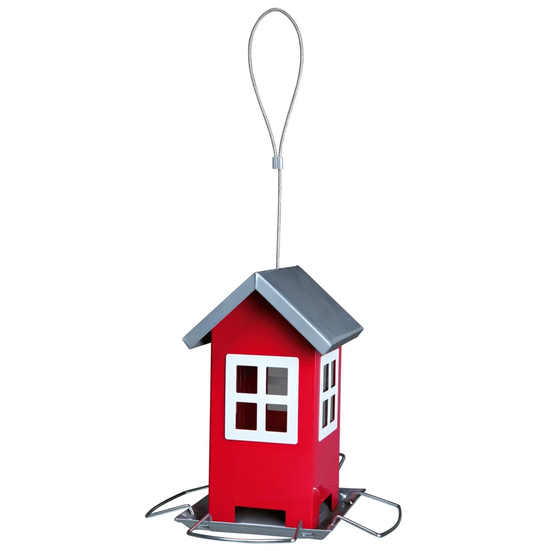 Vogelfutterhaus aus Metall