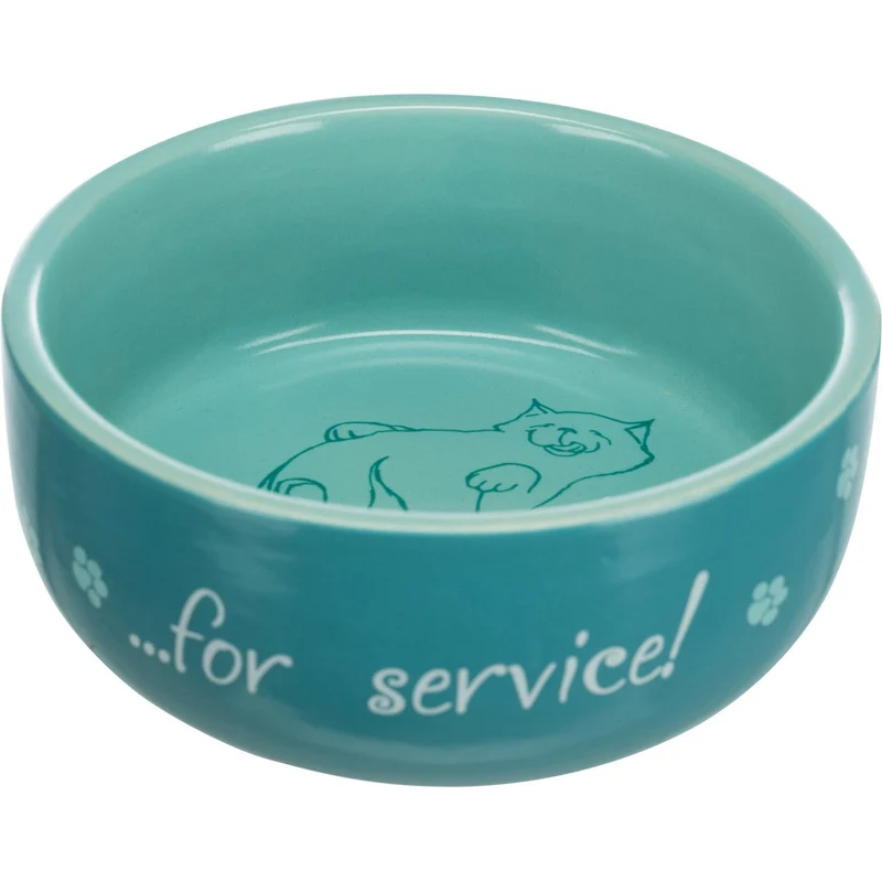 Keramiknapf für Katzen Thanks for Service!