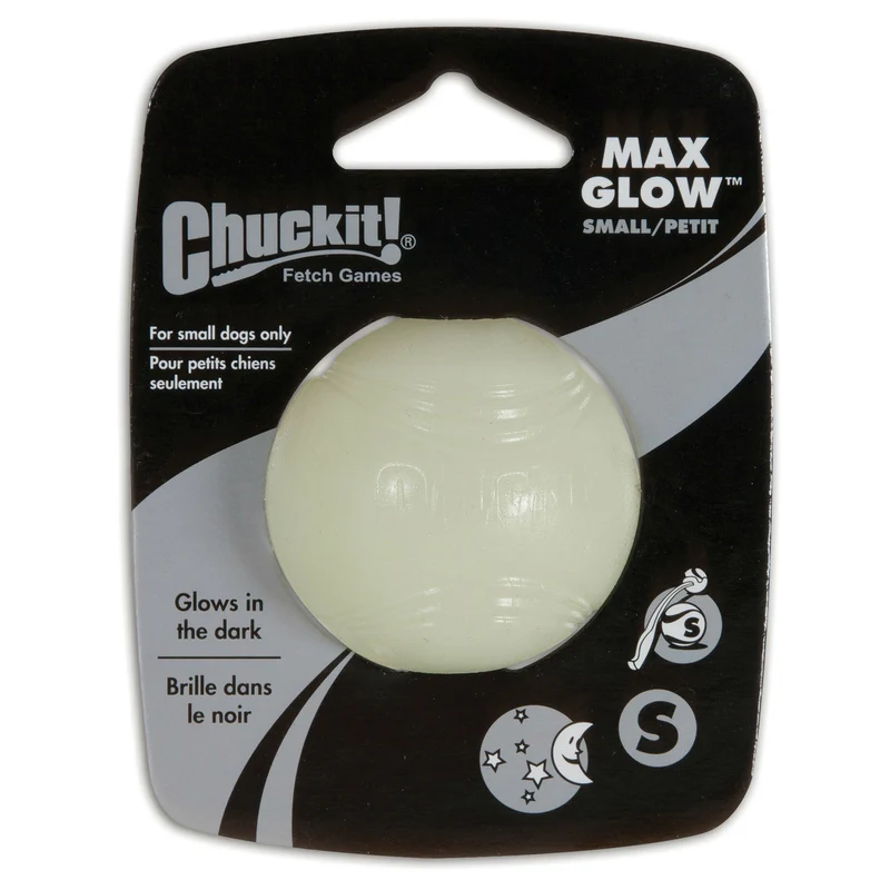 Chuckit Max Glow Ball für Hunde Ballschleuder