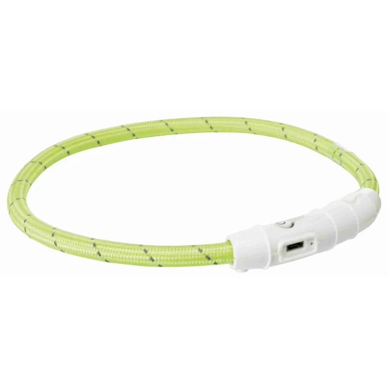 Trixie Hunde Leuchtring Nylon USB