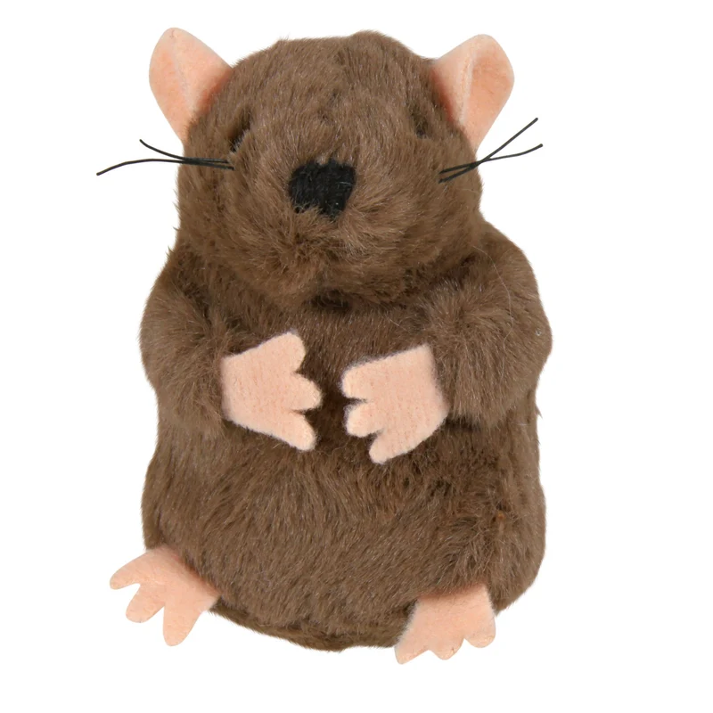 Maulwurf Katzenspielzeug aus Plüsch