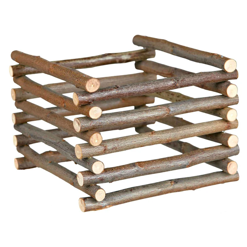 Heuraufe aus Holz zum Aufstellen