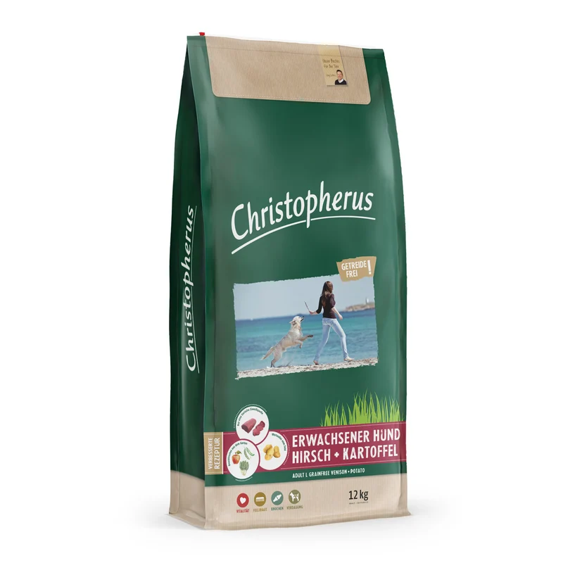 Christopherus Hirsch Kartoffeln getreidefreies Hundefutter