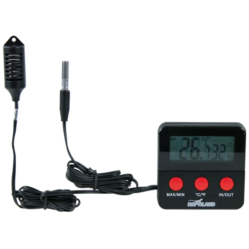 Digital Thermometer Hygrometer mit Fühler
