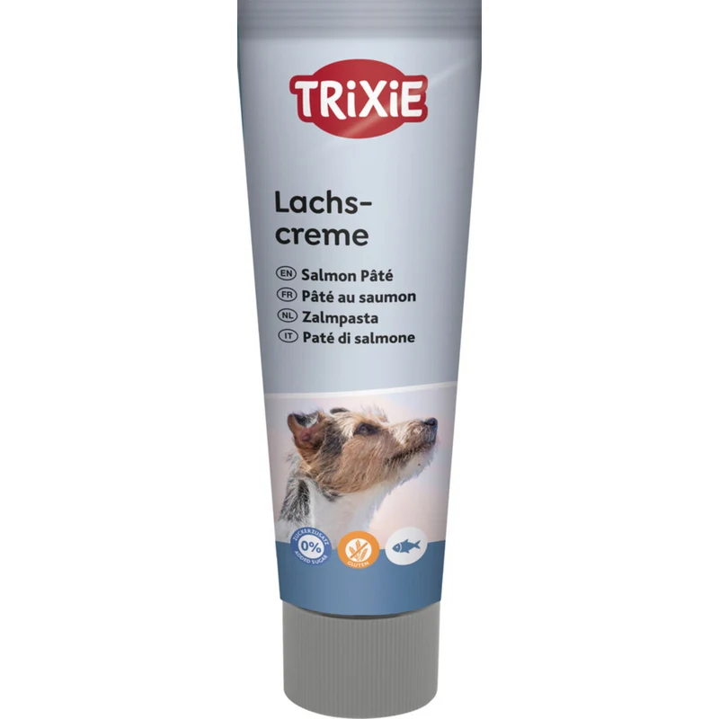 Trixie Lachscreme für Hunde aus der Tube