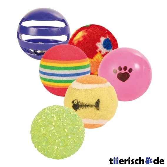 Spielbälle Set für Katzen