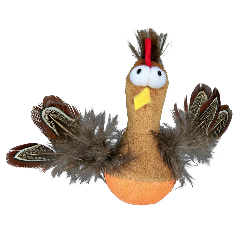 Steh auf Huhn Katzenspielzeug