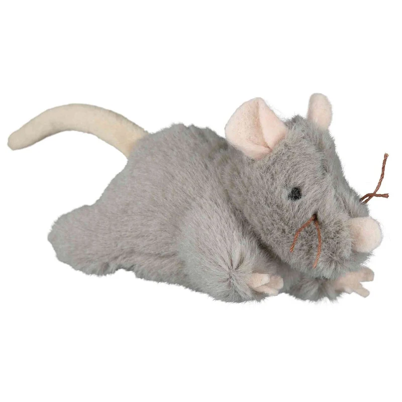 Katzenspielzeug Maus aus Plüsch