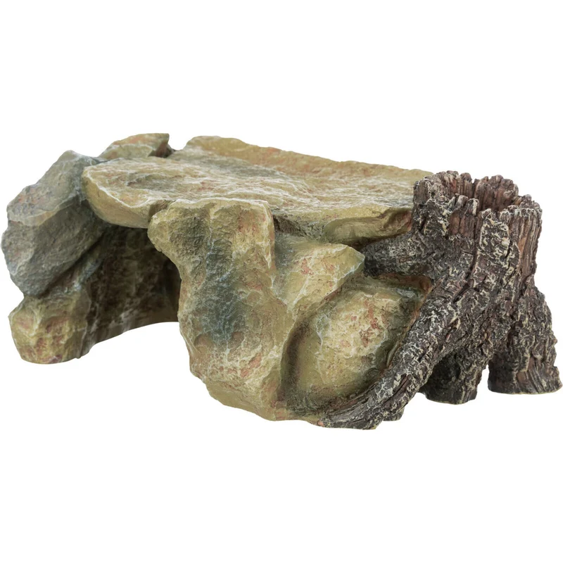 Aquarium Felsen mit Baumstamm