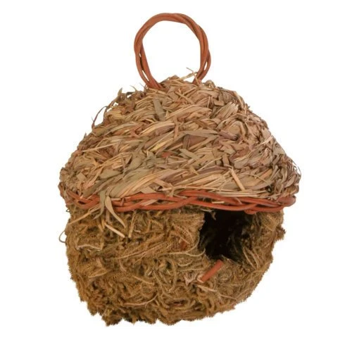 Grasnest für Vögel
