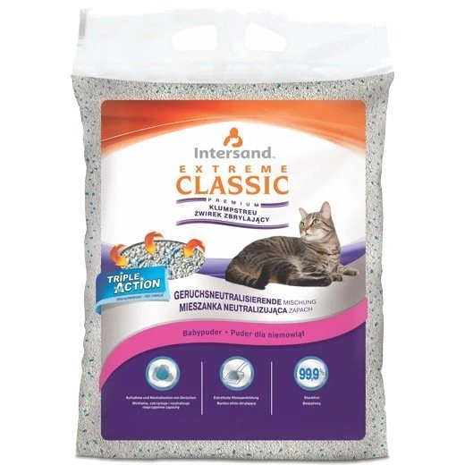 Extreme Classic Katzenstreu mit Babypuderduft
