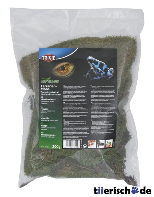Terrarium Moos für Feuchtterrarien
