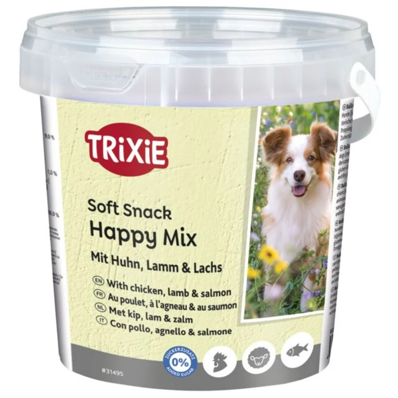 Hundesnack Happy Mix im Eimer