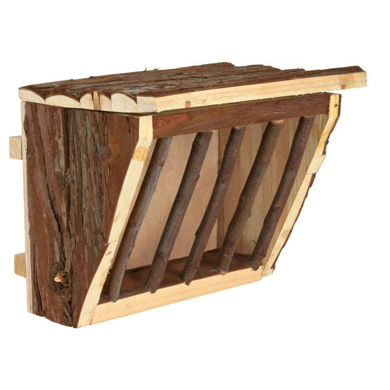 Heuraufe zum Einhängen aus Holz