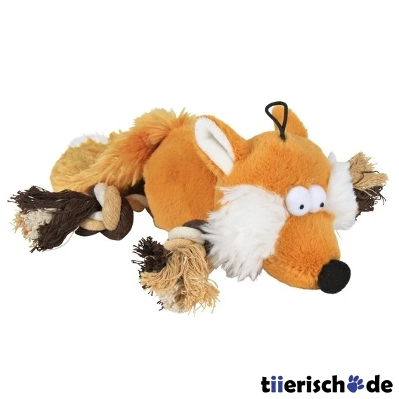 Fuchs mit Taubeinen Plüschtier für Hunde