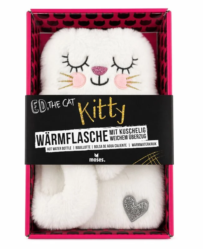 Wärmflasche „Kitty“ – Kuschelige Wärme mit süßem Katzen-Design