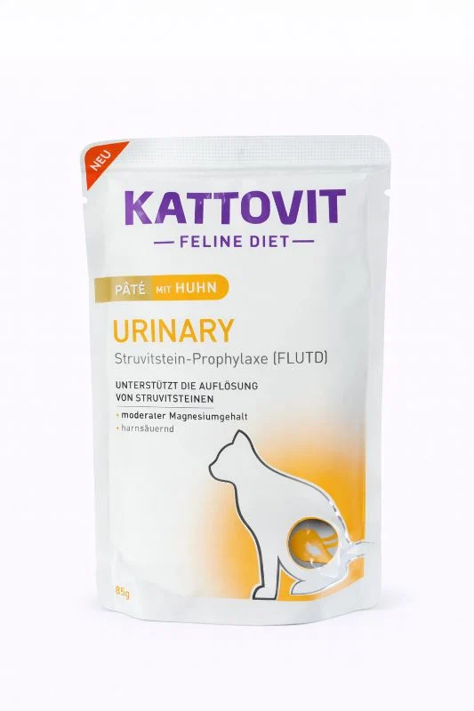 Kattovit Urinary Pate mit Huhn 85g
