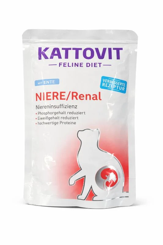 Kattovit Niere/Renal mit Ente 85g