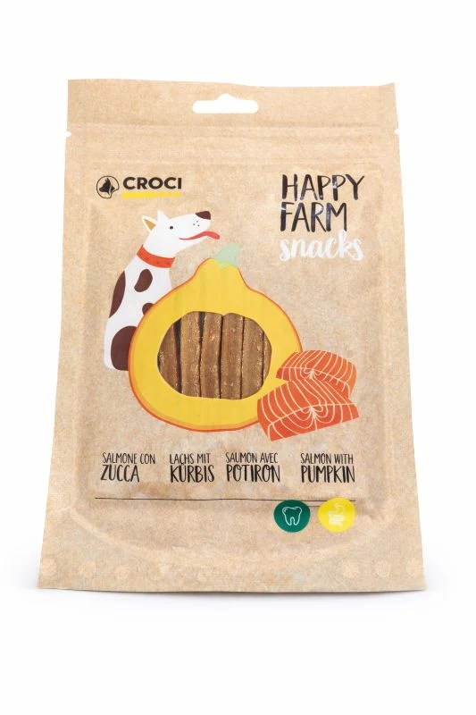 Happy Farm Snacks Lachs mit Kürbis 80g
