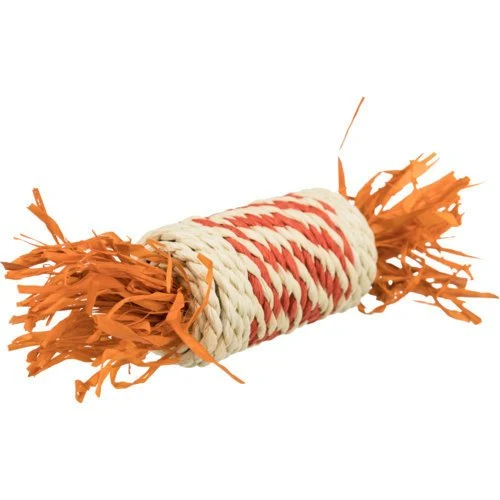Stroh-Rolle für Kaninchen und Meerschweinchen