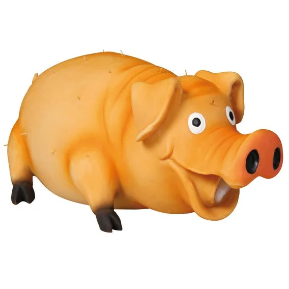Trixie Bristle Pig Dog Toy - ORANGE/21CM