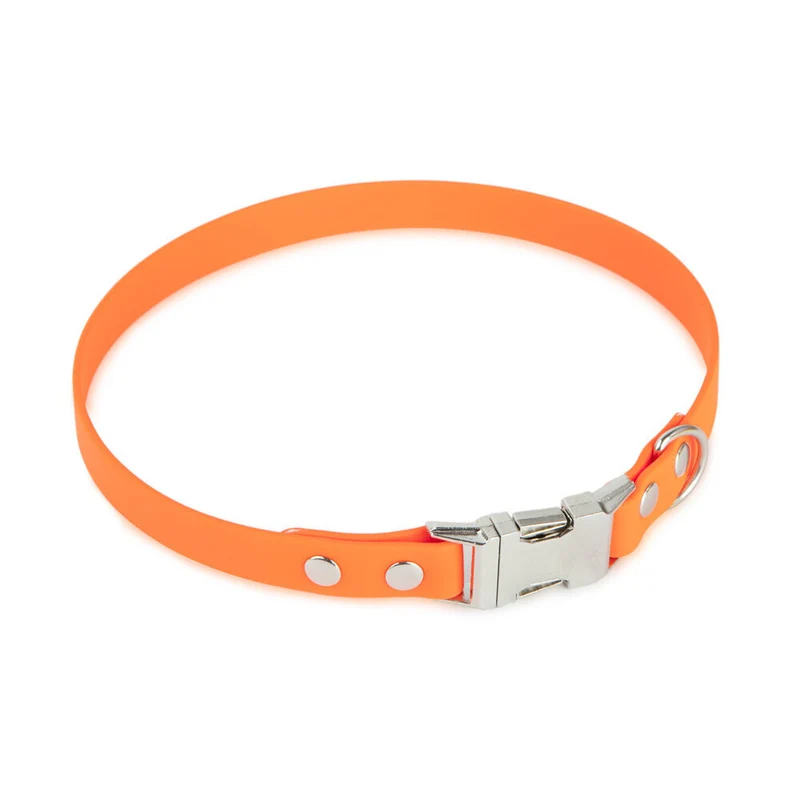 BioThane Halsband mit Metall Verschluss