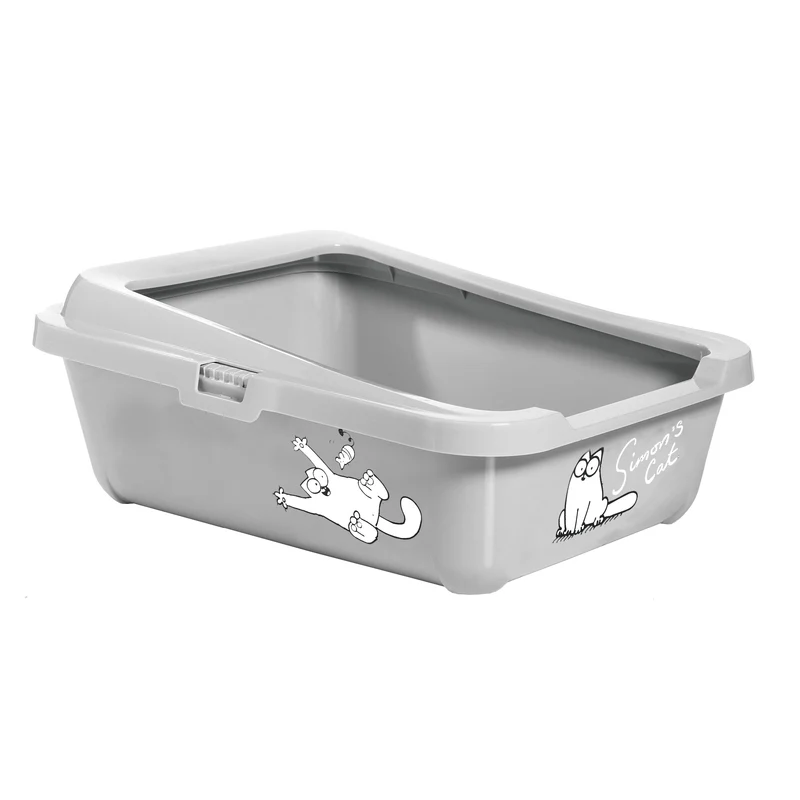 Simon's Cat Katzentoilette grau