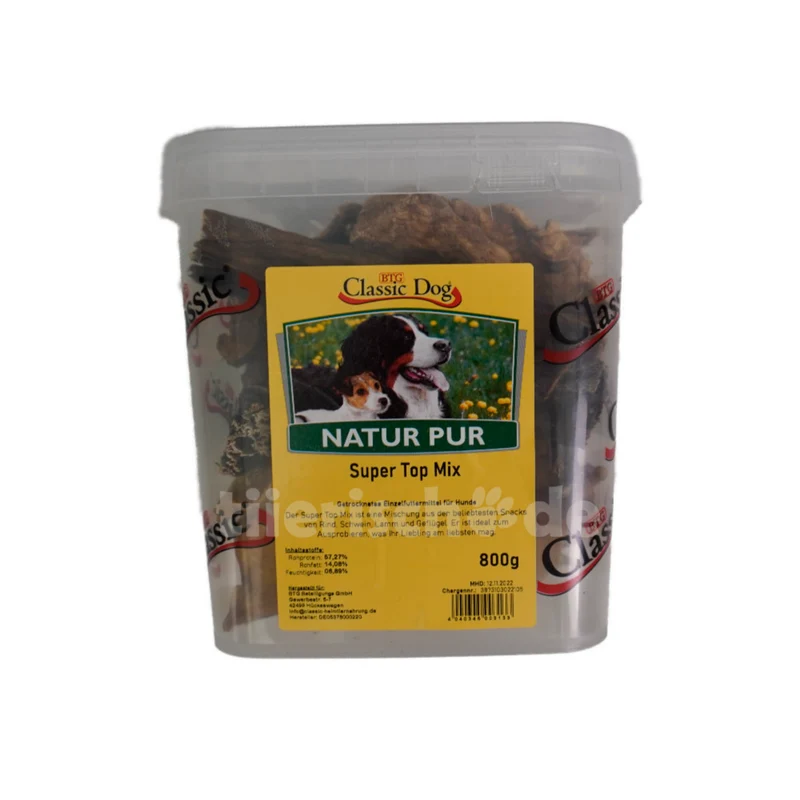 Classic Dog Super Top Mix im Eimer