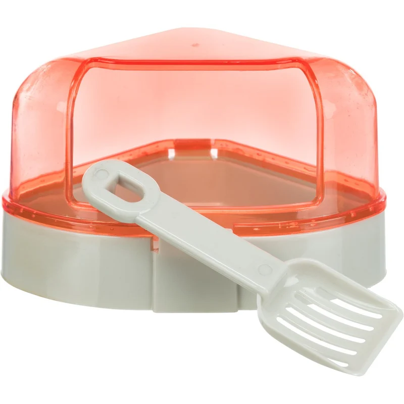 Hamstertoilette Ecktoilette mit Dach