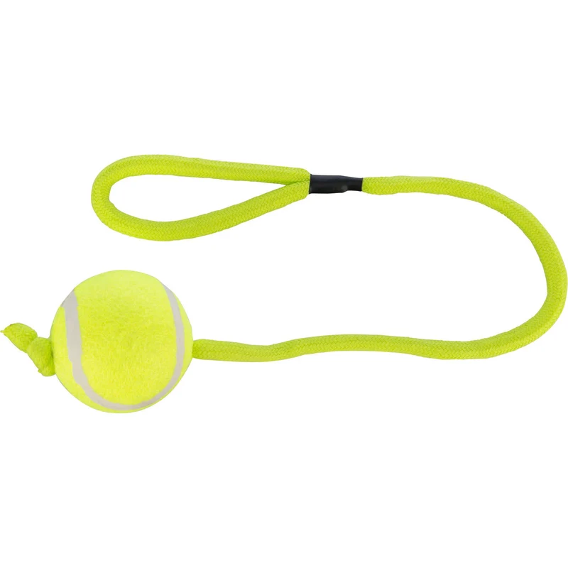 Tennisball am Seil für Hunde