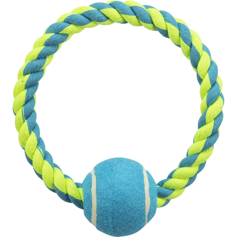 Baumwollring mit Ball Hundespielzeug