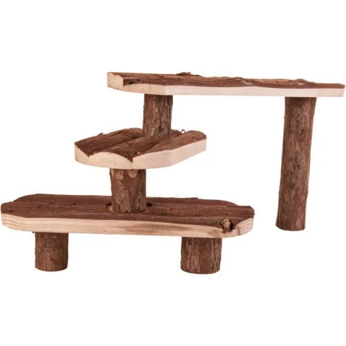 Kleintiertreppe aus Naturholz
