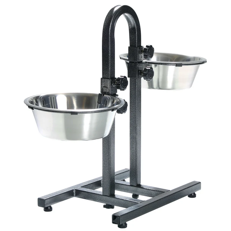 Hundebar mit 2 Edelstahlnäpfen