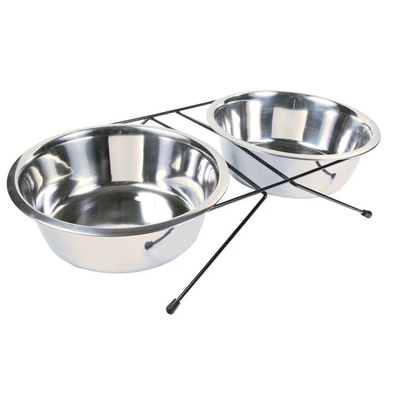 Eat-on-Feet Hunde Napf Set mit Halter