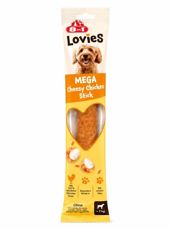 8in1 Lovies MEGA Cheesy Chicken Stick 110g