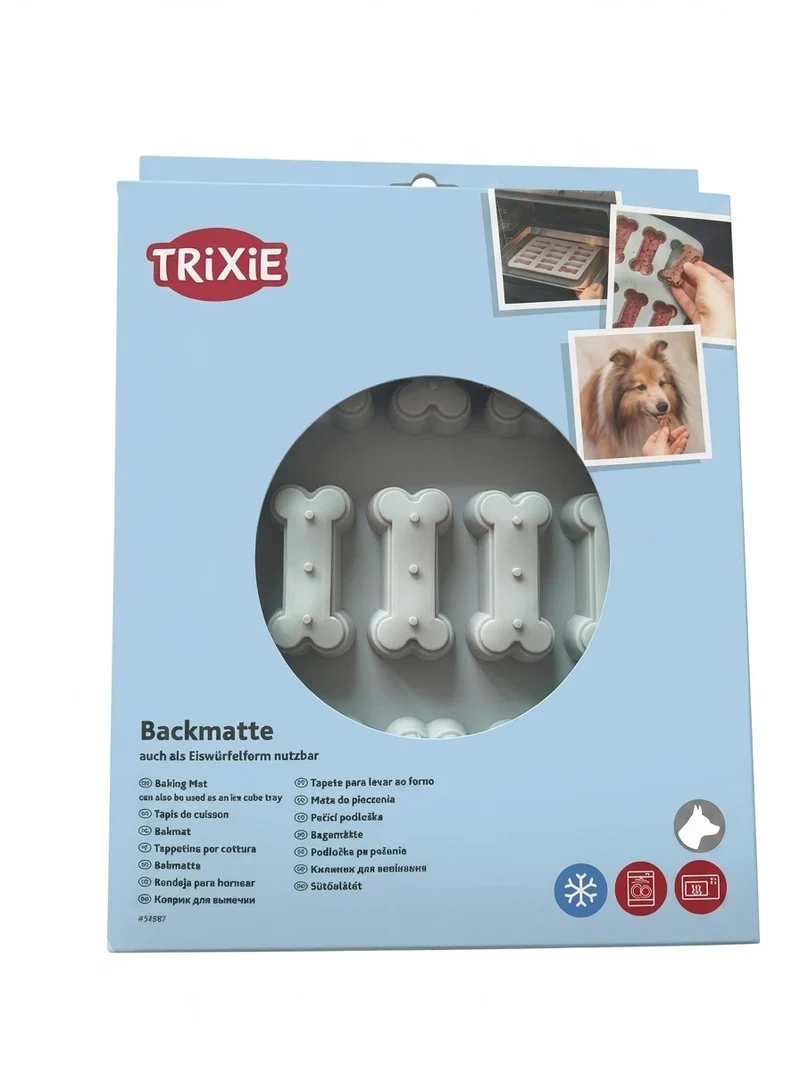 Backmatte Knochenform