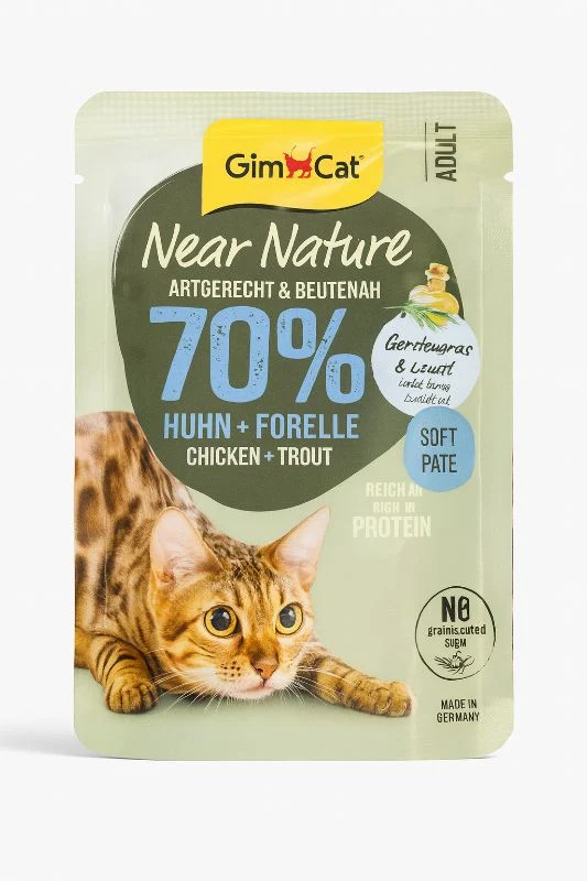 Gimcat Near Nature Huhn und Forelle 85g