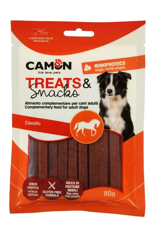 Camon Snacks Pferdefleisch Streifen 80g