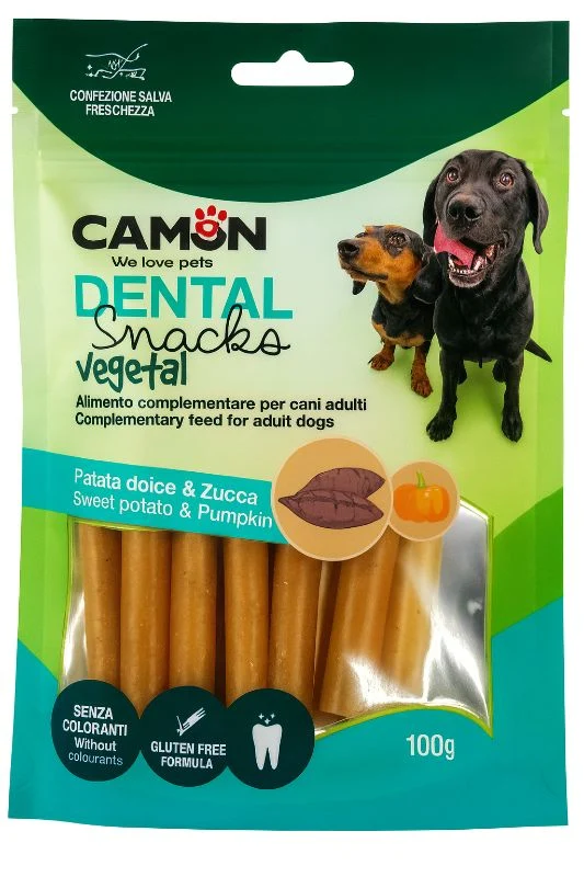 Camon Snacks Dental vegetarisch Süßkartoffel mit Kürbis 100g