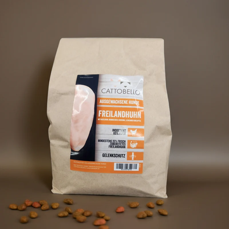 Cattobello Superfoods Freilandhuhn mit Ingwer, Granatapfel, Grünkohl, Artischocke und Heidelbeere Adult