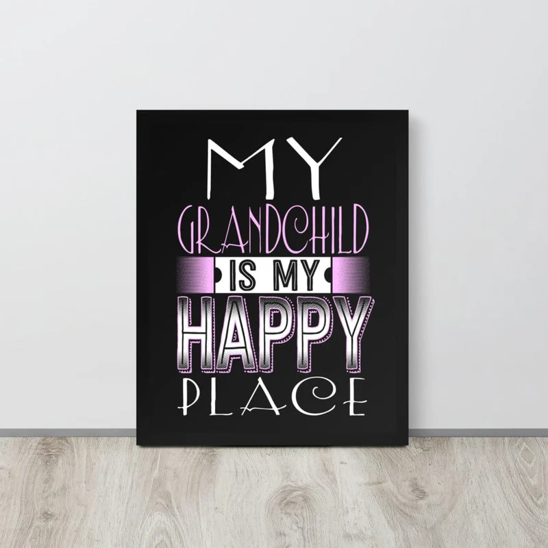 My Happy Framed Poster