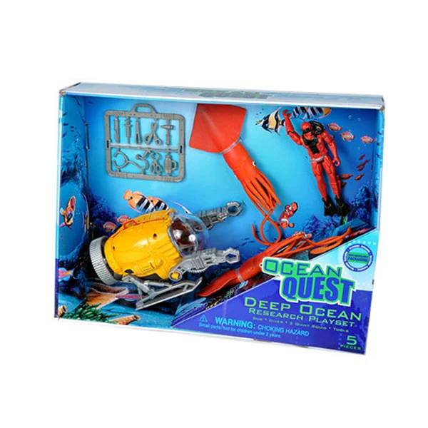 Ocean Animals Rescue Quest Research Figurine Set