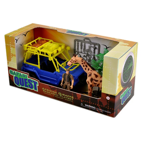 Safari Quest African Giraffe and Truck Research Playset