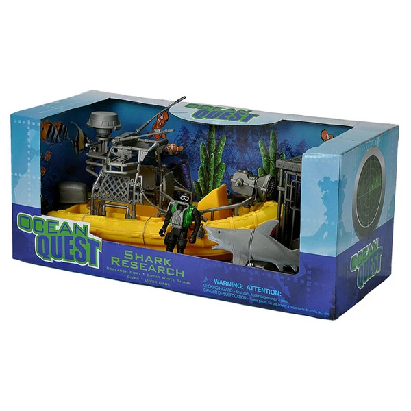 Ocean Quest Shark and Boat Research Playset